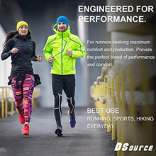 Load image into Gallery viewer, Copper Comfortable Socks, Dsource Smooth Breathable Running Socks Black Crew Medium Black 6
