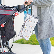 Load image into Gallery viewer, SnoofyBee Portable Clean Hands Changing Pad. 3-in-1 Diaper Clutch, Changing Station, and Diaper-Time Playmat with Redirection Barrier for Use with Infants, Babies and Toddlers. (Tribal)
