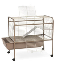 Load image into Gallery viewer, Prevue Hendryx 425 Pet Products Small Animal Cage with Stand, 32-Inch by 21-1/2-Inch by 33-1/2-Inch,Coco/White
