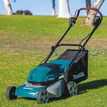 Load image into Gallery viewer, Makita XML03CM1 36V (18V X2) LXT® Brushless 18" Lawn Mower Kit with 4 Batteries
