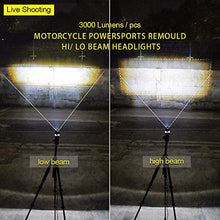 Load image into Gallery viewer, Exzeit Led Driving Light for Motorcycle, High Low Beam Function 1.3'' Fog Lights Headlights for Bike Polaris Yamaha Can Am ATV UTV, 12/24V, 30W, 6000 Lumens 2 pcs (White Light)
