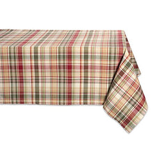Load image into Gallery viewer, DII Cabin Tablecloth Collection, Give Thanks, 60x104 Tablecloth, Plaid
