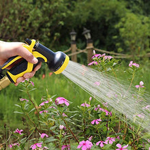 Load image into Gallery viewer, 50ft Garden Hose Expandable Water Hose, 3/4” Solid Brass Fittings &amp; 9 Function Spray Nozzle &amp; Extra Strength Fabric 3-Layers Latex Core, Lightweight Flexible Pocket Hoses for Lawn Plants Car Washing
