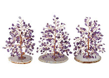 Load image into Gallery viewer, Jovivi Natural Amethyst Crystal Quartz Money Tree Tumbled Gemstones 5.5"-6.3", Geode Agate Slices Base Feng Shui Ornaments Home Living Room Table Office Decoration for Wealth and Luck
