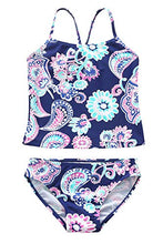 Load image into Gallery viewer, HowJoJo Big Girls Two Piece Tankini Swimsuit Bathing Suit Swimwear Size 14/7-16
