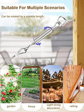 Load image into Gallery viewer, TooTaci Turnbuckle Wire Tensioner Strainer kit with 1/16" Stainless Steel Coated Cable Wire Rope 200ft, M5 Stainless Turnbuckle,Cable Tensioner Kit for Cable Railing, Picture Hanging, Lights Hanging
