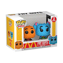 Load image into Gallery viewer, Pop! Ad Icons: McDonald's - 2 Pack Fry Guy (Orange &amp; Blue)
