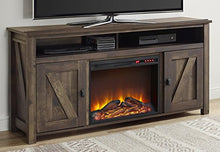 Load image into Gallery viewer, Ameriwood Home Farmington Electric Fireplace TV Console for TVs up to 60", Rustic
