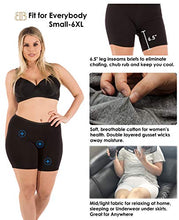 Load image into Gallery viewer, B2BODY Women's Regular &amp; Plus Size Stretch Cotton Long Leg 6.5" Boyshort Briefs (L)
