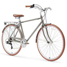 Load image into Gallery viewer, sixthreezero Ride in the Park Men's 7-Speed City Road Bicycle, Grey, 18" Frame/700x32c Wheels

