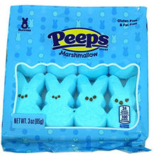 Load image into Gallery viewer, Peep (1 bag) Easter Blue Marshmallow Bunny Candy - 8 Bunnies per Bag - Gluten &amp; Fat Free - 3 oz / 85 g

