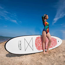 Load image into Gallery viewer, FEATH-R-LITE Inflatable Stand Up Paddle Board 10'x30''x6'' Ultra-Light (16.7lbs) SUP with Paddleboard Accessories,Three Fins,Adjustable Paddle, Pump,Backpack, Leash, Waterproof Phone Bag
