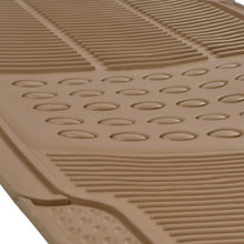 Load image into Gallery viewer, BDK Original ProLiner 3 Piece Heavy Duty Front &amp; Rear Rubber Floor Mats for Car SUV Van &amp; Truck, Beige - All Weather Floor Protection Fits Most Vehicles
