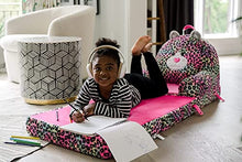 Load image into Gallery viewer, Soft Landing Amazon Exclusive Elite Seats | Compressed Premium Character Sofa Seat &amp; Transformable Fold-Out Lounger with Carrying Handle – Leopard
