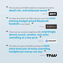 Load image into Gallery viewer, Anker Soundcore Life Q20 Hybrid Active Noise Cancelling Headphones, Wireless Over Ear Bluetooth Headphones, 40H Playtime, Hi-Res Audio, Deep Bass, Memory Foam Ear Cups, for Travel, Home Office
