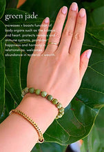 Load image into Gallery viewer, [Healing Trust] Green Jade Bracelet for Men Women Entrepreneur Business Luck, MONEY ATTRACTION Bead Bracelet, Maximum Money Wealth Abundance Bracelet, Prosperity Good Luck Feng Shui, Goals Manifestation Chakra Bracelet, HAPPY MOOD BRACELET, Bye Bye Anxiet
