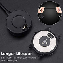 Load image into Gallery viewer, EZCO Charger Compatible with Garmin Vivoactive 3 4 4S/ Fenix 5 / Fenix 6 6S 6X / Venu Sq Music, 2 Pack 3.3 Ft USB Charging Cable Stand Station Date Syn for Fenix 5 5S 5X / Forerunner 935 Smart Watch
