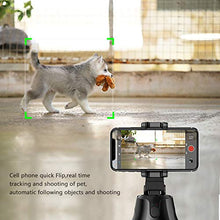 Load image into Gallery viewer, Selfie Stick,Prosvet 360° Rotation Auto Face&amp;Object Tracking Live Broadcast Streaming Smart Shooting Camera Phone Mount,Cature 360°Camera Men Selfie Mount Auto Countdown for All Cellphone(Black)
