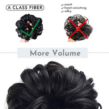 Load image into Gallery viewer, FESHFEN Hair Bun Extensions Messy Curly Hair Scrunchies Hairpieces Synthetic Donut Updo Hair Pieces for Women Girls

