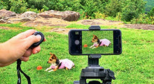 Load image into Gallery viewer, DaVoice Phone Tripod Adapter Mount with Remote, 360 Rotating Holder, Compatible with iPhone Smartphone Camera Stand, Universal Cell Phone Attachment Clip Clamp
