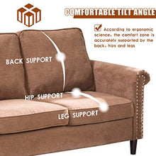 Load image into Gallery viewer, Sofa Set Sectional Sofa for Living Room Modern Sofa Couch and Sofas Contemporary Fabric Loveseat Sofa for Home Furniture 3 Seat Futon
