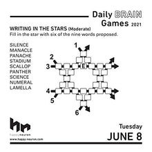 Load image into Gallery viewer, Daily Brain Games 2021 Day-to-Day Calendar
