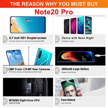 Load image into Gallery viewer, Mobile Phone, Note20 Pro Android 10.0, Unlocked 5G Smartphone SIM Free Call, 6.7-inch Full Screen, 3800mAh Fast Charging, 13MP+24MP Dual Camera, 8GB+512GB, Face Recognition, Fingerprint Unlock
