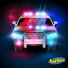 Load image into Gallery viewer, KidiRace Remote Control Police Car Toy with Lights and Sirens for Boys - Rechargeable Cop Car - Durable RC Police Car Toy for Kids 3 Years and Up

