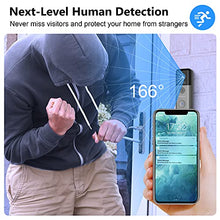 Load image into Gallery viewer, ETSROW Wireless Video Doorbell Camera with Chime, 2K Resolution, 10000mAh Rechargeable Battery, Motion Detection, 2-Way Audio, 166° View, Night Vision, IP65 Weatherproof, Support Local/Cloud Storage
