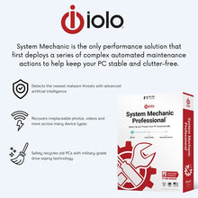 Load image into Gallery viewer, iolo - System Mechanic Pro, Computer Cleaner for Windows, Blocks Viruses and Spyware, Restores System Speed, Software License
