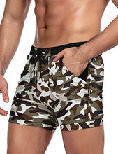 Load image into Gallery viewer, COOFANDY Men's Swimsuit Camo Quick Dry Mens Swimming Shorts Trunks with Pockets
