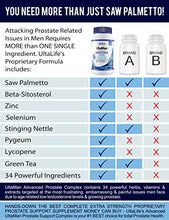 Load image into Gallery viewer, UltaLife Advanced Saw Palmetto Prostate Supplement For Men w/ Beta Sitosterol + #1 Rated Best Health Formula to Reduce Urge For Frequent Urination, DHT Blocker, Improve Sleep, Performance- 90 Capsules
