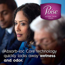 Load image into Gallery viewer, Poise Ultra Thin Incontinence Pads for Women, Moderate Absorbency, Regular Length, 144 Count (3 Packs of 48) (Packaging May Vary)

