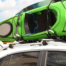Load image into Gallery viewer, IKURAM R Kayak/Surf/Ski Roof Carrier Rack of J-Style Folding Universal Field &amp; Stream 3-in-1 Multifunction for Canoe, SUP, Kayaks, Surfboard and Ski Board Rooftop Mount on SUV, Car and Truck
