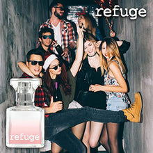 Load image into Gallery viewer, CHARLOTTE RUSSE Refuge Perfume Spray - Fresh Fruity Floral Fragrance for Daytime Wear, Evening Wear and Special Occasions - Raspberry, Peach, Apple, Sandalwood - 1.7 oz / 50 ml
