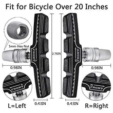 Load image into Gallery viewer, Hyacinth 4PCS Premium Bike Brake Pads, Professional Mountain and Road Bicycle V-Brake Pads, Bike Brake blocks Kit, for Free Hex Wrench.
