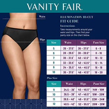 Load image into Gallery viewer, Vanity Fair Women's Illumination Hi Cut Panties (Regular &amp; Plus Size), Bubbly, 6
