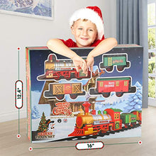 Load image into Gallery viewer, Lucky Doug Christmas Train Toys Set Around Tree for Kids, Electric Train Set with Light &amp; Sounds Include 4 Cars and 10 Tracks, Christmas Trains Sets Gift for 2 3 4 5 6 Years Old Boys Girls Toddlers
