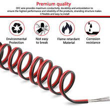 Load image into Gallery viewer, C-able Electric Wire 65.6ft(20m) 22 Gauge Wire 12v Low Voltage, 22 AWG Stranded Automotive Power Wire Extension Cable 2 Pin LED Light Strip Extend Electrical Wire with Spool for 3528 5050

