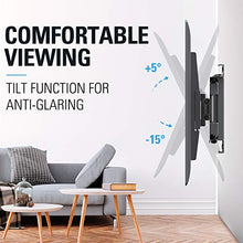 Load image into Gallery viewer, Mounting Dream TV Mount Full Motion TV Wall Mounts for 26-55 Inch Flat Screen TV, Wall Mount TV Bracket with Dual Arms, Max VESA 400x400mm and 99 LBS, Fits 16", 18", 24" Studs MD2380-24K TV Mounts
