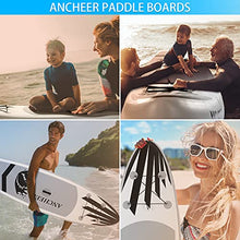 Load image into Gallery viewer, ANCHEER Inflatable Stand Up Paddle Board (6 Inches Thick), iSUP Package W/Premium SUP Accessories &amp; Backpack, Wide Non-Slip Deck, Big Fin, Adjustable Paddle, Leash, Hand Pump,Youth &amp; Adult
