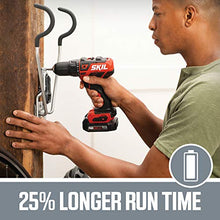 Load image into Gallery viewer, SKIL PWRCore 12 Brushless 12V 1/2 Inch Cordless Drill Driver, Includes 2.0Ah Lithium Battery and PWRJump Charger - DL529002

