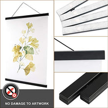 Load image into Gallery viewer, WITCOLOR Magnetic Poster Hanger Wooden Poster Frame, Extra Strong Magnets, 24x36 24x30 24x17 Magnet Poster Hanger for Wall Art, Pictures, Prints, Maps, Canvas, Black
