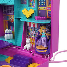 Load image into Gallery viewer, Polly Pocket Race &amp; Rock Arcade Compact, Gaming Theme with Micro Polly &amp; Shani Dolls, 5 Reveals &amp; 12 Accessories, Pop &amp; Swap Feature, Great Gift for Ages 4 Years Old &amp; Up
