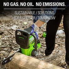 Load image into Gallery viewer, Greenworks 40V 12-Inch Cordless Chainsaw, 2.0Ah Battery and Charger Included
