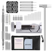 Load image into Gallery viewer, Watch Band Strap Link Pins Remover Repair Tool,24 in 1 Kit with 6 Extra Tips Replacement,20PCS Cotter Pin,Spring Bar Tool Set,1PCS Head Hammer
