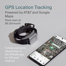 Load image into Gallery viewer, Whistle GPS + Health + Fitness - Smart Dog Collar, Waterproof Dog GPS Tracker Plus Health &amp; Fitness Monitor, 24/7 Pet Tracker, 2 Rechargeable Batteries, Switch (Newest Model), (Black), S/M
