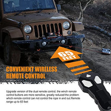 Load image into Gallery viewer, ZESUPER 9500 lbs Electric Winch Kit Waterproof IP67 Electric Winch with Hawse Fairlead, with Both Wireless Handheld Remote and Corded Control Recovery (9500-Rope)
