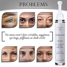 Load image into Gallery viewer, Anti Aging Eye Cream for Dark Circles and Puffiness that Reduces Eye Bags, Crow's Feet, Fine Lines, and Sagginess in JUST 6 WEEKS. The Most Effective Under Eye Cream for Wrinkles (0.51 fl.oz)
