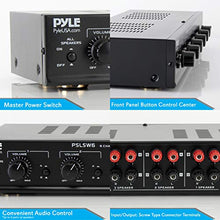 Load image into Gallery viewer, 6 Channel Speaker Selector Switch - Multi Zone A B Speaker Distribution Controller Box w/ Independent Audio Source Volume Control, Supports Home Theater Stereo Receiver System - Pyle PSLSW6
